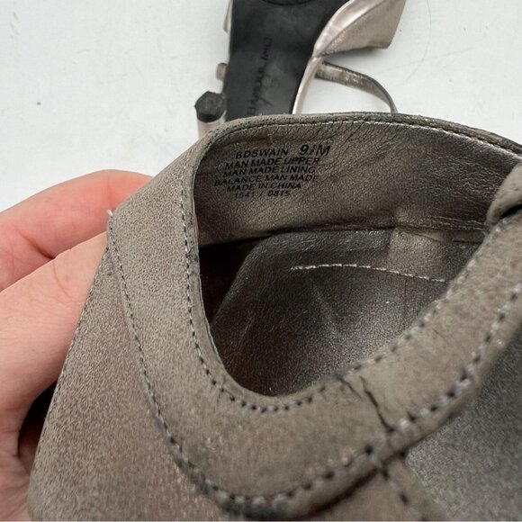 Bandolino Womens Swain Dress Pumps Sandals 9M Taupe Metallic Strappy Heeled - Picture 9 of 9